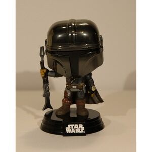 Funko Pop! Star wars. The mandalorian Crome #345 Loose No Box A(2)